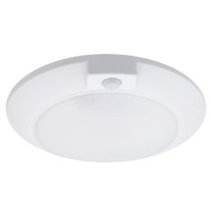 6 in. Round, Motion Sensor LED Ceiling Mount Light Fixture, 3000K Warm White, 600 Lumens