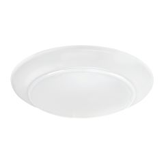 7.5 in. Flush Mount LED Disk Light, Ceiling Fixture, 3000K Warm White, 900 Lumens, Dimmable