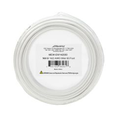 50 Ft. 14/2 White NM-B Solid Copper Electrical W/G Wire, Non Metallic Sheathed Cable, 600V