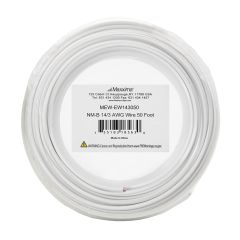 50 Ft. 14/3 White NM-B Solid Copper Electrical W/G Wire, Non Metallic Sheathed Cable, 600V 