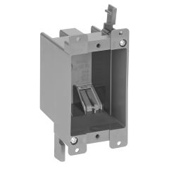 1 Gang 14 cu. in. PVC Old Construction Electrical Switch and Outlet Junction Box, ETL Listed, Gray (10 Pack)
