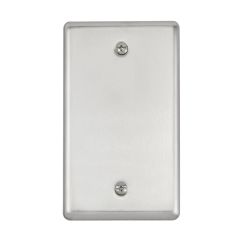 1 Gang Blank Device Metal Wall Plate Cover, Stainless Steel Decorative Wall Plate Cover (10 Pack)