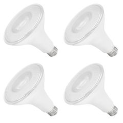 PAR38 Indoor/Outdoor Dimmable LED Bulb, 5000K Daylight 1275 Lumens (4 Pack)