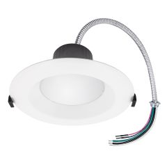 10 in. Recessed Commercial LED Downlight, Selectable Color Temperature / Wattage, up to 3000 Lumens