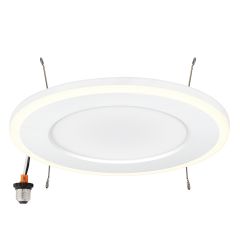 5 in. & 6 in. Retrofit Recessed LED Downlight with Night Light, 1200 Lumens, 5 CCT Color Selectable 2700K-5000K