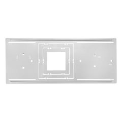 4/6/8 Inch Square Slim Downlight Rough-In Plate, New Construction Light Mounting Metal Plate w/ Notches (10 Pack)