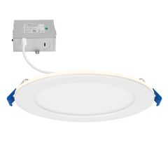 6 in. Slim Recessed LED Downlight with Night Light, 900 Lumens, 5 CCT Color Selectable 2700K-5000K