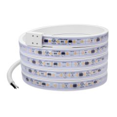 72 in. LED Under Cabinet Strip Light, Hardwired, 2760 Lumens, 3000K Warm White, 120V White Cove Light
