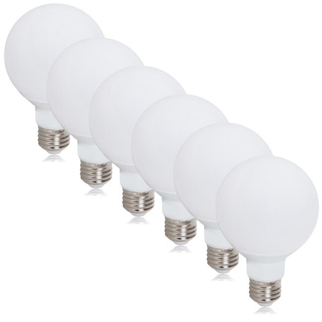 G25 Vanity Led Light Bulb 40w Equal, Cool White Vanity Light Bulbs