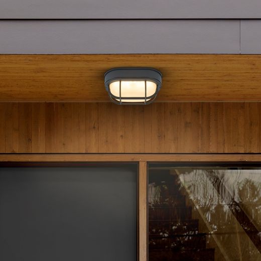 ダル　Inglenook & Paradigm LED Outdoor Bulkhead Light, 1000 Lumens 6 CCT 2700K-6500K