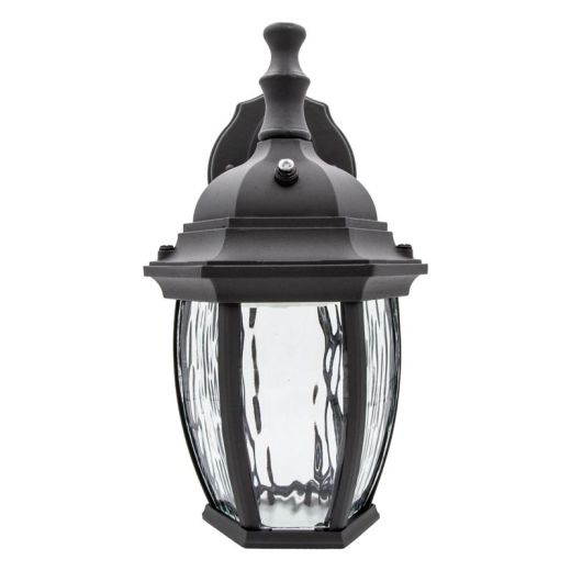 Led Outdoor Wall Light Water Glass Photocell Black Led Outdoor Wall Light Water Glass, Outdoor Wall Lighting Dusk To Dawn Led