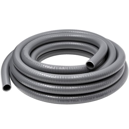 3/4 in x 25 ft Flexible PVC Non Metallic Liquid Tight Electrical Conduit