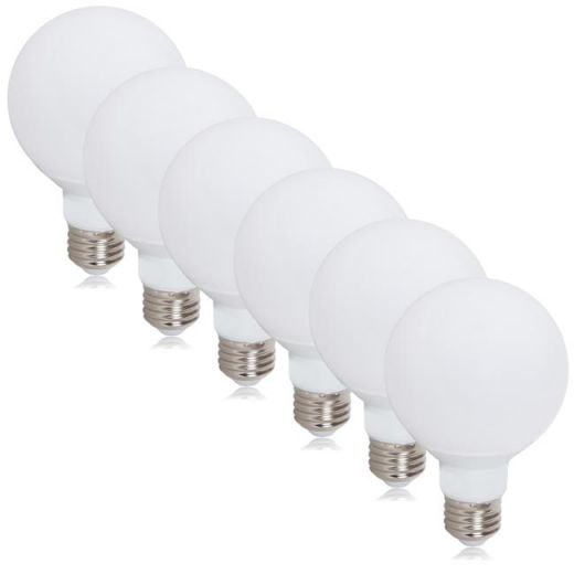 G25 Vanity Led Light Bulb 40w Equal, Clear Vs Frosted Light Bulbs For Vanity