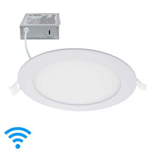 Dimmable Maxxima 8 in 4000K Neutral White 2400 Lumens Commercial Recessed LED Downlight Architectural Downlight 2 Pack Energy Star Junction Box Included 27 Watts 