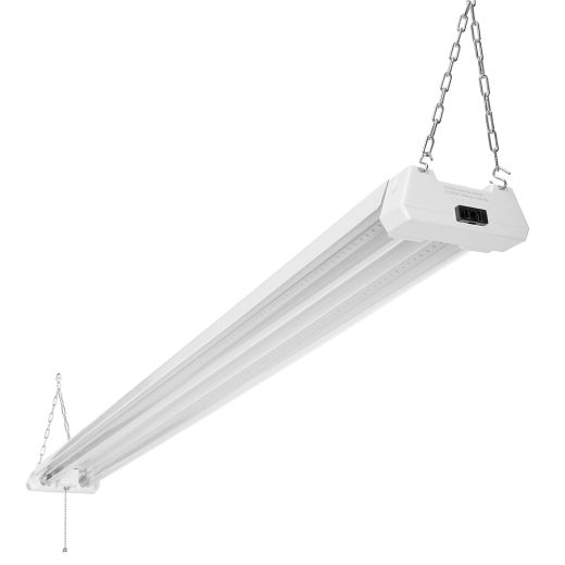 4 ft. LED Shop Light, LED Garage Light, Clear Lens, 4800 LM